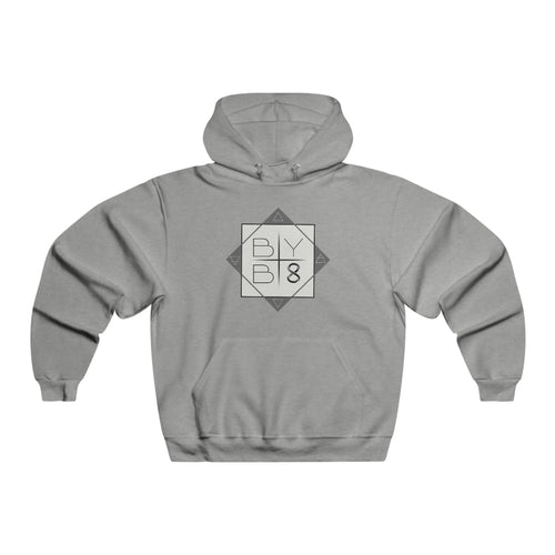 BYB 8 - White Logo Hoodie (no background)