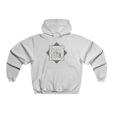 BYB 8 - White Logo Hoodie (with background)
