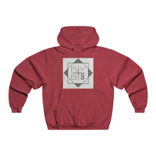 BYB 8 - White Logo Hoodie (with background)