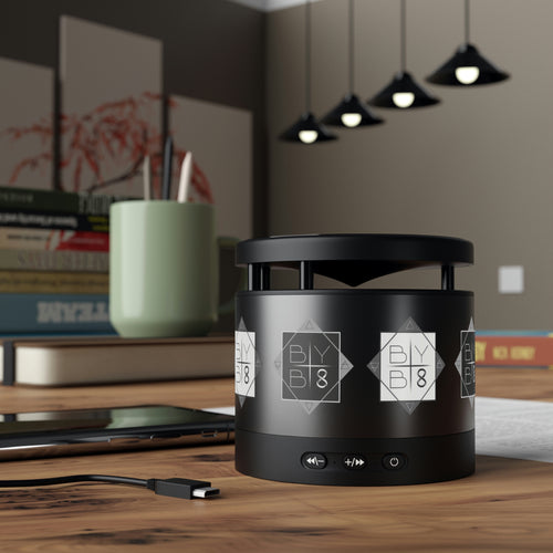 BYB 8 Metal Bluetooth Speaker and Wireless Charging Pad