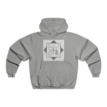 BYB 8 - White Logo Hoodie (with background)