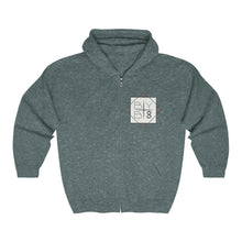 BYB 8 - White Logo Zip Hoodie (no background)