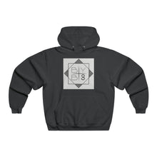 BYB 8 - White Logo Hoodie (with background)
