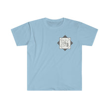 BYB 8 White Logo Unisex Tee (with background)