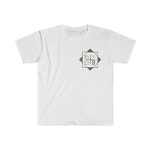BYB 8 White Logo Unisex Tee (with background)
