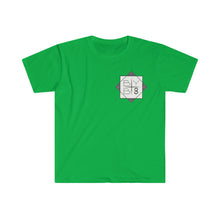 BYB 8 White Logo Unisex Tee (with background)