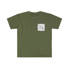 BYB 8 White Logo Unisex Tee (with background)